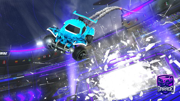 A Rocket League car design from Milky-cowi