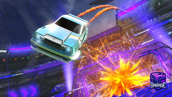 A Rocket League car design from th3am3rican