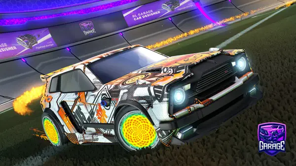 A Rocket League car design from NetfishHun