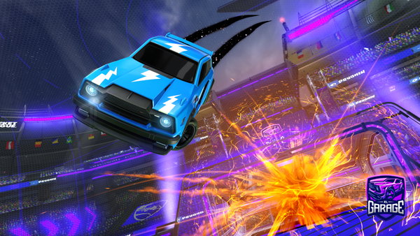 A Rocket League car design from odorlessjet227