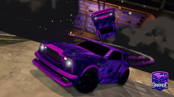 A Rocket League car design from BlackPufferfish