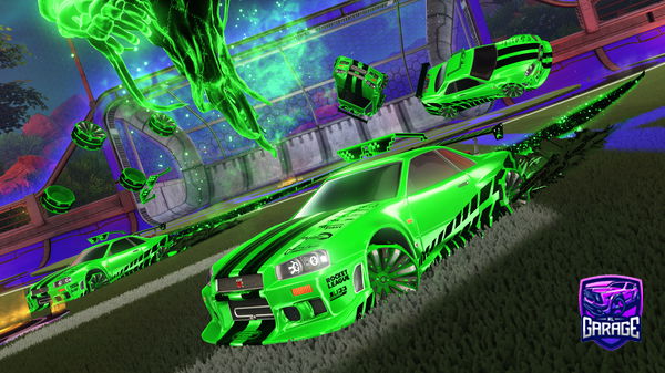 A Rocket League car design from Hacker_musa