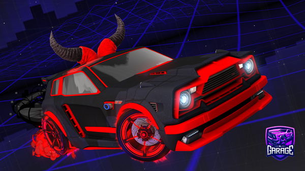 A Rocket League car design from Vegas_Vixen