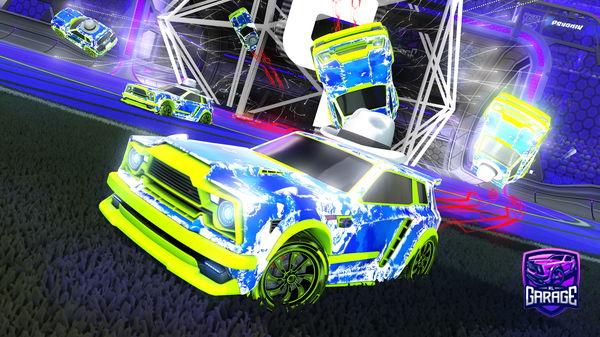 A Rocket League car design from GraySalad4865