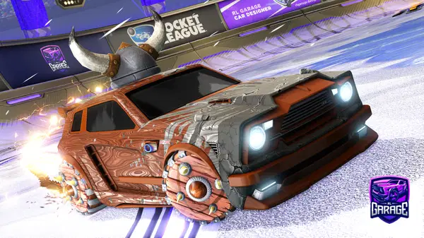 A Rocket League car design from stova