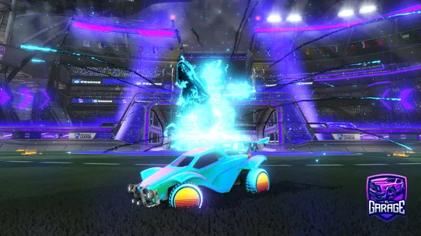 A Rocket League car design from hottiemcshottie