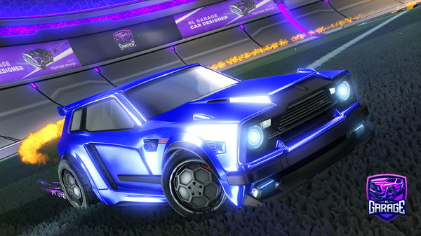 A Rocket League car design from SuddenlySam