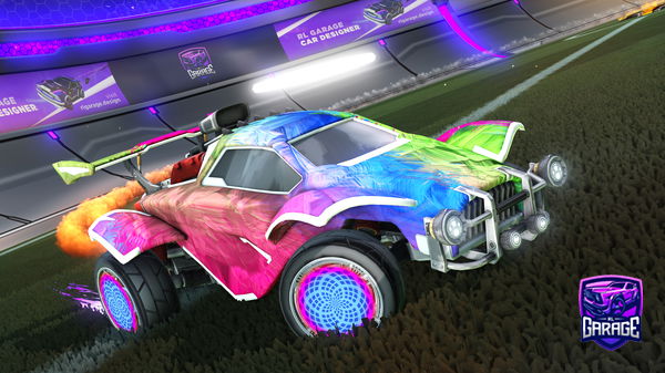 A Rocket League car design from BLUEflair77