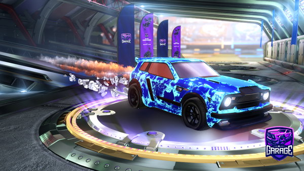 A Rocket League car design from amazifens123