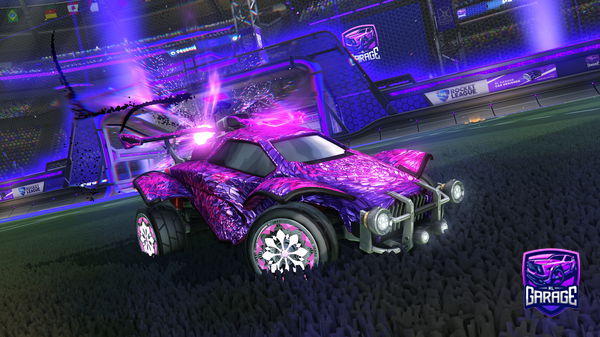 A Rocket League car design from WildGrayWolf