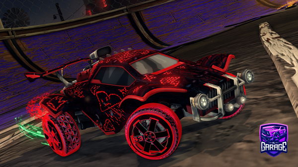 A Rocket League car design from -Goose-