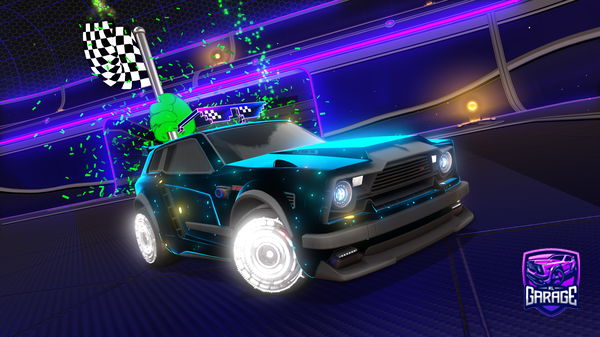 A Rocket League car design from Mnky_vR