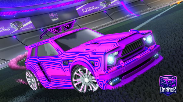 A Rocket League car design from Dragons2616431