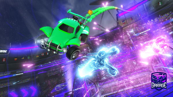 A Rocket League car design from headgehodge