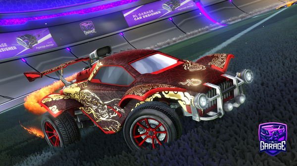 A Rocket League car design from pinpoynt