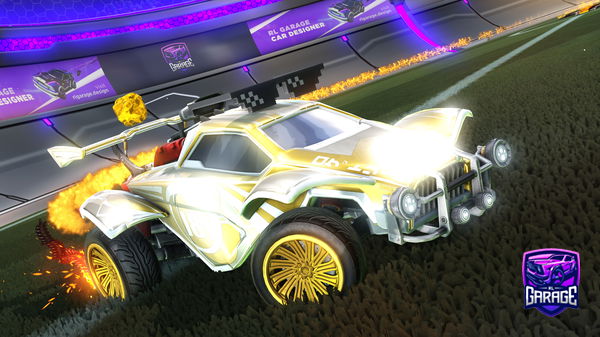 A Rocket League car design from supernoobbers