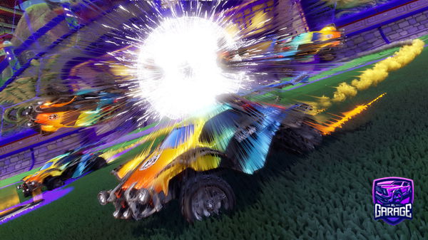 A Rocket League car design from LegendLucasYT