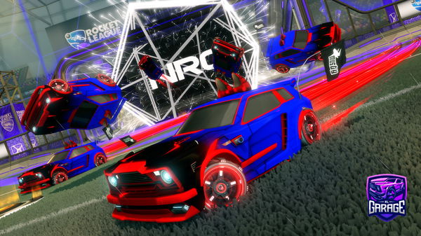 A Rocket League car design from BL4K3Y3