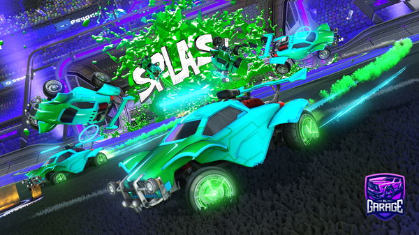 A Rocket League car design from alberito