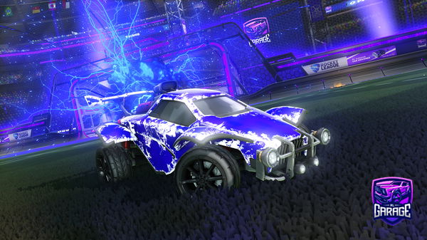 A Rocket League car design from _Brezza_