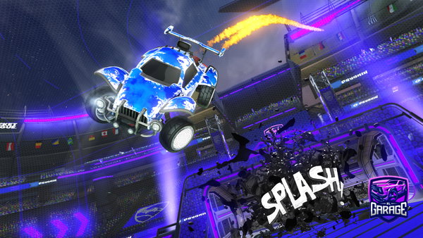 A Rocket League car design from JattSaab530