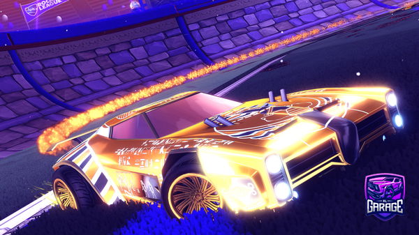 A Rocket League car design from iteachii