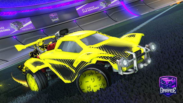 A Rocket League car design from knightyknightly