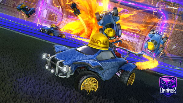 A Rocket League car design from Rubensi