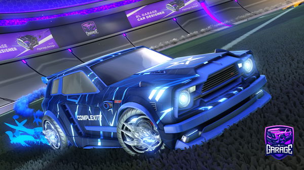 A Rocket League car design from V0RT3X_R3AP3R