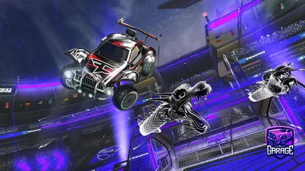 A Rocket League car design from TTVFrosty7341