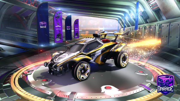 A Rocket League car design from Dxrkrl1