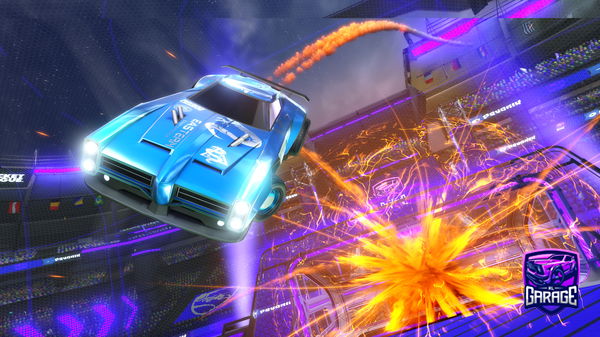 A Rocket League car design from HotGarbage