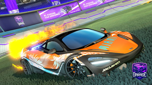 A Rocket League car design from AsphaltSportRL