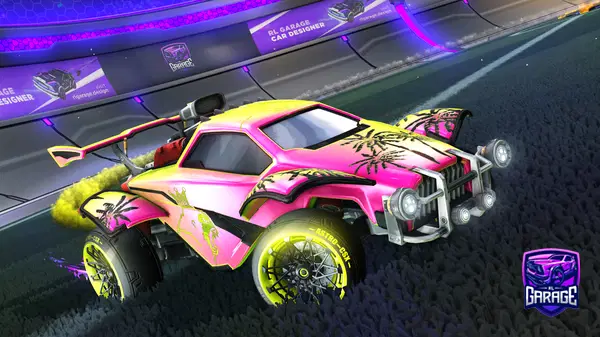 A Rocket League car design from boosted497