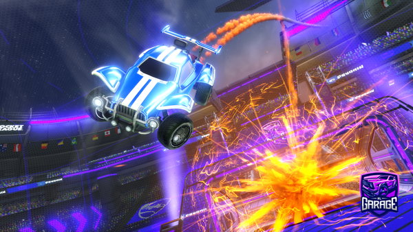 A Rocket League car design from Willgty