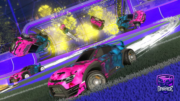 A Rocket League car design from RXNova