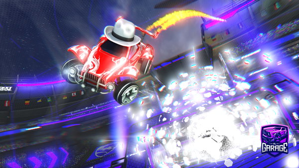 A Rocket League car design from bennyboyaggie
