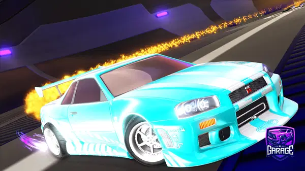A Rocket League car design from SW1FT-