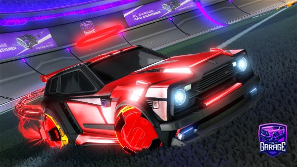 A Rocket League car design from YungMYRX