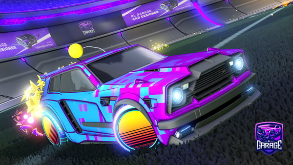 A Rocket League car design from Potato_Guy