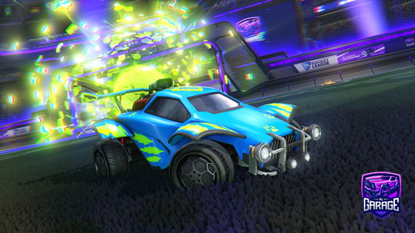 A Rocket League car design from Abhiwankenobi22