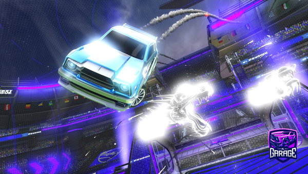 A Rocket League car design from AquadVii