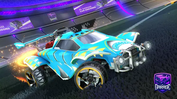 A Rocket League car design from TheSmilingOne
