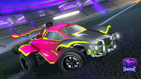 A Rocket League car design from XdFaded21