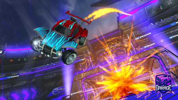 A Rocket League car design from add_my_psn_tutukxnz