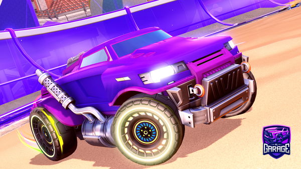 A Rocket League car design from burntBacon