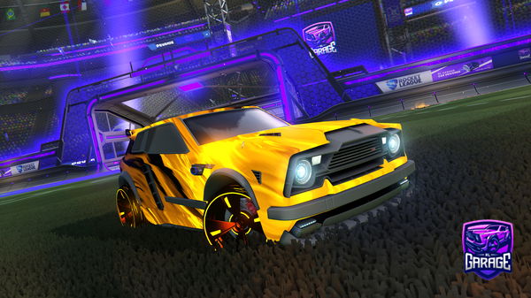 A Rocket League car design from LapeGames