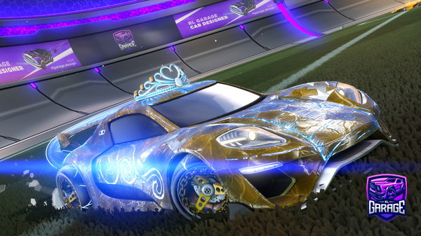 A Rocket League car design from car0