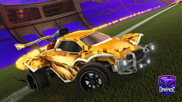 A Rocket League car design from meby