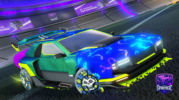 A Rocket League car design from H3nDaddy